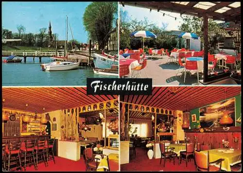 Tönning (Amt Eiderstedt) Mehrbildkarte Gaststätte Fischerhütte 1975