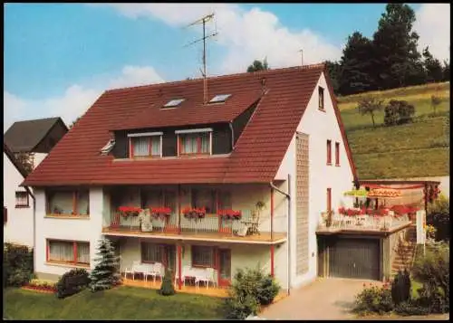 Ansichtskarte Heigenbrücken Pension Erika Fischer Gartenstraße 1980