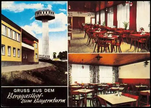 Ansichtskarte Zimmerau Mehrbildkarte Berggasthof Zum Bayernturm 1986