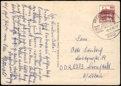 Ansichtskarte Hilchenbach Ansichten Mehrbildkarte 1985