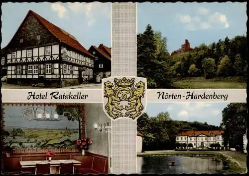 Ansichtskarte Nörten-Hardenberg Hotel Ratskeller 250 Jahre 4 Bild 1975
