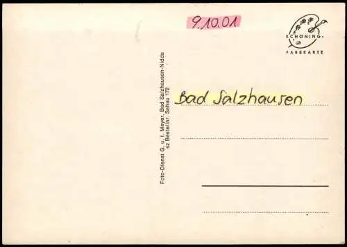 Bad Salzhausen-Nidda 4 Bild Konzerthalle Kurhaus Kleingolf Anlage 1972