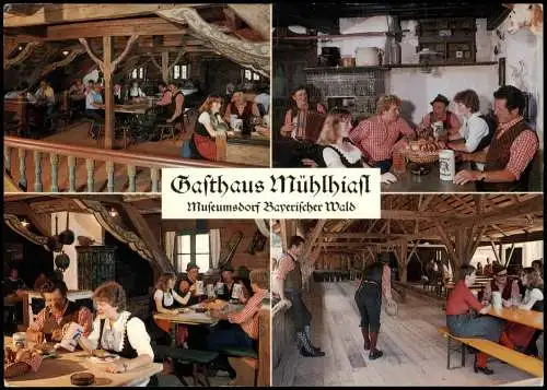 Ansichtskarte Tittling Museumsdorf Bayerischer Wald 4 Bild Innenansichten 1983