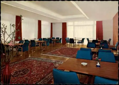 Ansichtskarte Bückeburg Hotel Forsthaus Heinemeyer - Aufenthaltsraum 1968