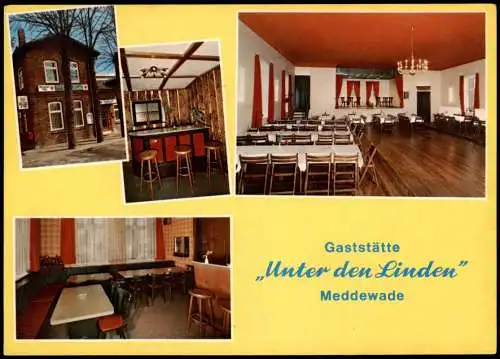 Meddewade Kr Storman Gaststätte Unter den Linden - Innenansichten 1978