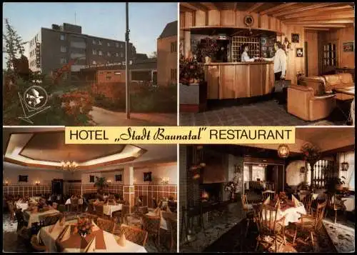 Ansichtskarte Altenritte-Baunatal HOTEL Stadt Baunatal RESTAURANT 4 Bild 1978