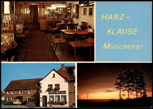 Ansichtskarte Seesen Gaststätte Harz-Klause 3 Bild Münchehof 1978