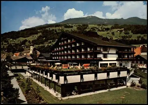 Ansichtskarte Schruns Hotel Löwen gegen Itonskopf 1979  Vorarlberg