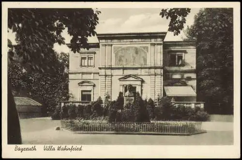 Ansichtskarte Bayreuth Villa Wahnfried 1938