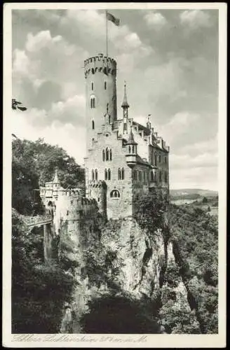 Ansichtskarte Lichtenstein (Württemberg) Schloss Lichtenstein 1938
