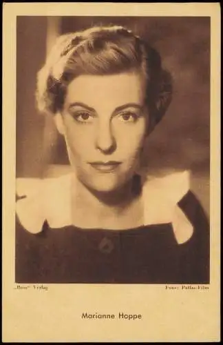 Ansichtskarte  Film Fernsehen Theater - Schauspieler Marianne Hoppe 1956