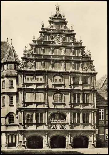 Braunschweig Gewandhaus Ostseite. 1591 von Balthasar Kircher 1961