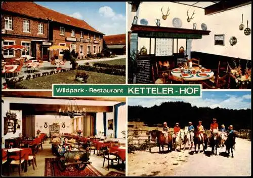 Ansichtskarte Lavesum-Haltern am See Wildpark - Restaurant KETTELER - HOF 1989