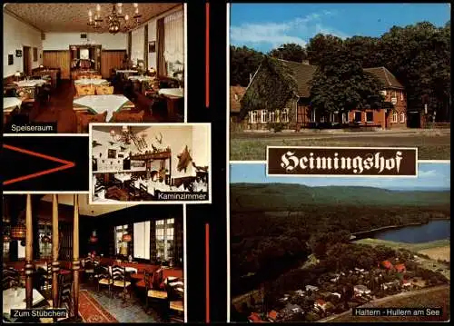 Hullern-Haltern am See Gaststätte Heimigshof 5 Bild Luftbild 1976