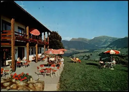 Ansichtskarte Oberstaufen Berghof am Paradies 1976