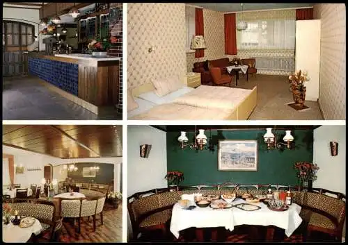 Ansichtskarte Motten Brauereigasthof und Hotel 4 Bild Innen 1981