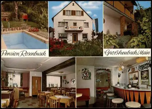 Ansichtskarte Großheubach Pension Rosenbusch 5 Bild 1978