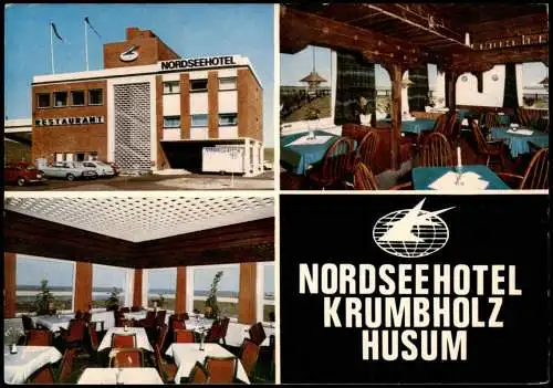 Ansichtskarte Husum NORDSEEHOTEL KRUMBHOLZ 4 Bild 1971