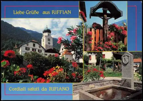 Trentino-Südtirol Mehrbildkarte RIFFIAN, Passeiertal RIFIANO 1993