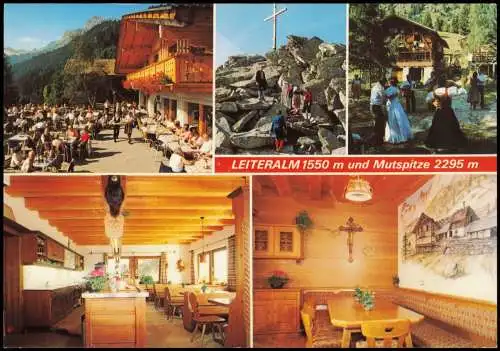 Trentino-Südtirol Mehrbildkarte LEITERALM Naturpark Texelgruppe Mutspitze 1980