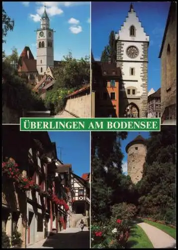 Überlingen Mehrbildkarte Ortsansichten ÜBERLINGEN AM BODENSEE 1980
