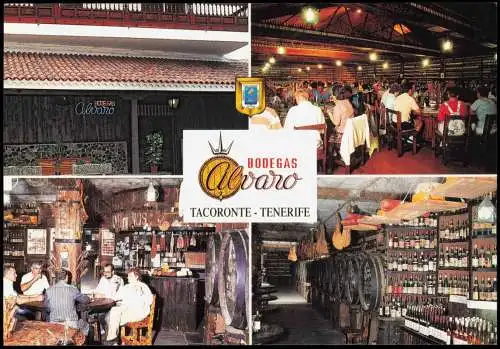 .Teneriffa Mehrbildkarte TACORONTE (Tenerife) Bodegas Alvaro 2000