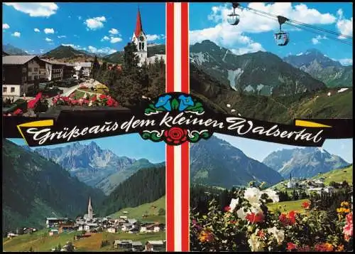 Kleinwalsertal-Mittelberg/Vorarlberg Kleinwalsertal (Mehrbildkarte) 1980