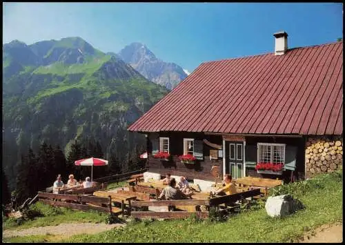 Kleinwalsertal-Mittelberg/Vorarlberg Panorama Stutzalpe mit Bärenkopf 1980