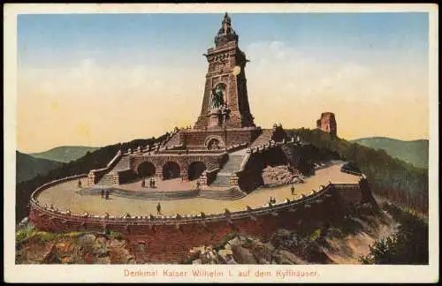 Kelbra (Kyffhäuser) Kaiser-Friedrich-Wilhelm Barbarossa-Denkmal 1926