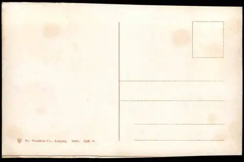 Koblenz Rhein Schiff passiert Provinzialdenkmal Kaiser Wilhelms I. 1907