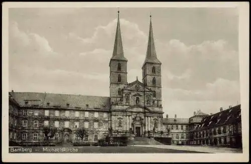Ansichtskarte Bamberg Michaelskirche 1937