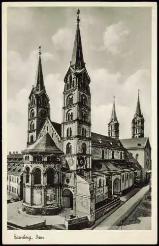 Ansichtskarte Bamberg Dom 1965