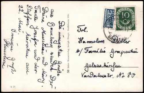 Ansichtskarte Bamberg Dom 1965