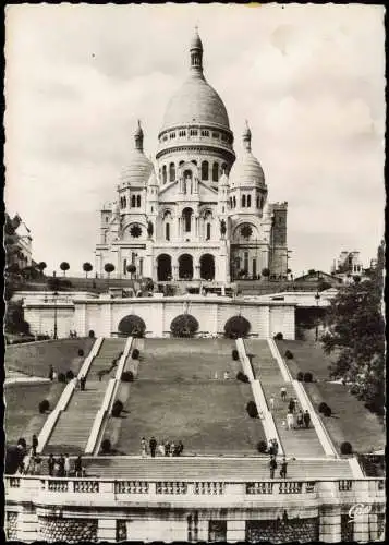 CPA Paris Basilique du Sacré-Cœur de Montmartre 1955