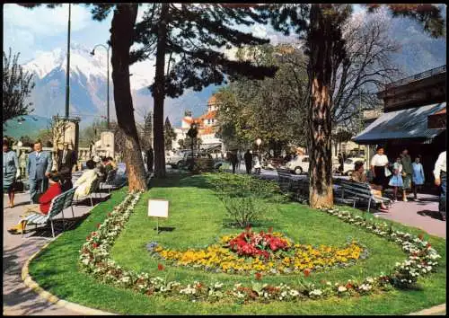 Cartolina Meran Merano Kurpromenade 1966