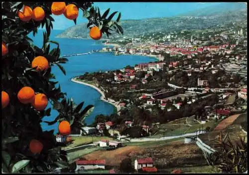 Cartolina San Remo Sanremo Panorama da Levante. 1966