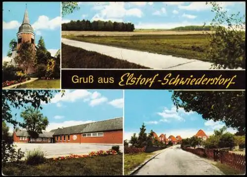 Ansichtskarte Elstorf-Neu Wulmstorf Schwiederstorf Stadtansichten 1977
