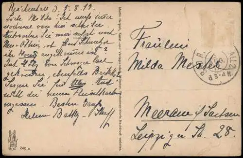 Ansichtskarte Bad Reichenhall Tumsee mit Ristfeuchthorn 1917