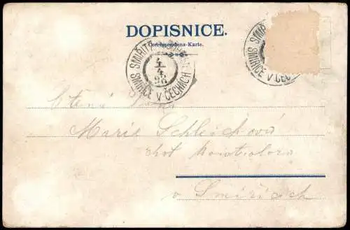 Litho AK Hotzendorf Hodslavice Hrobka v Lobkovicích 1898   Neu Titschein