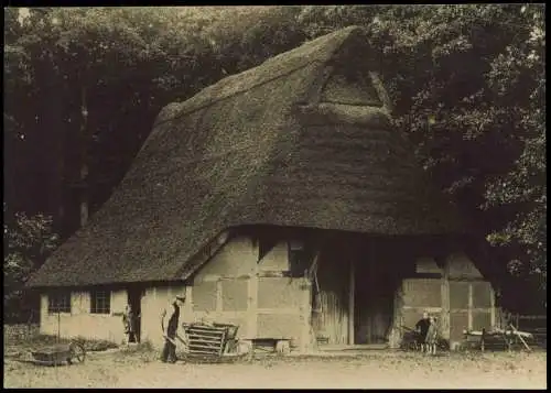 Bad Zwischenahn Ammerländisches Bauernhaus Heuerhaus - Fotokarte 1929