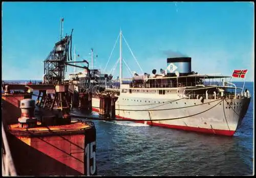 Ansichtskarte Wilhelmshaven Partie Schiffe im Hafen Ölhafen 1978