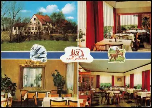 Didderse Gaststätte Ausflugslokal HEIDETOR (Mehrbildkarte) 1980