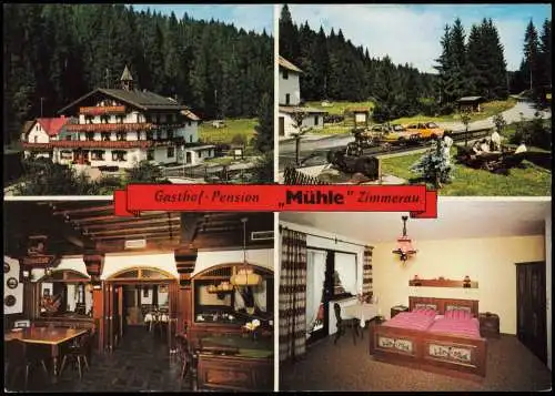 Rinchnach Mehrbildkarte Gasthof-Pension Landbrotbäckerei Bes. J. u. M. Ertl 1986