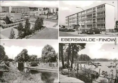 Finow-Eberswalde Ost, Oberschule, Heegermühler Schleuse, Strandbad Mäckersee