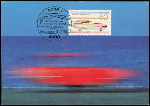 Ansichtskarte Frankfurt  Main 50. Internationale Automobil-Ausstellung 1983
