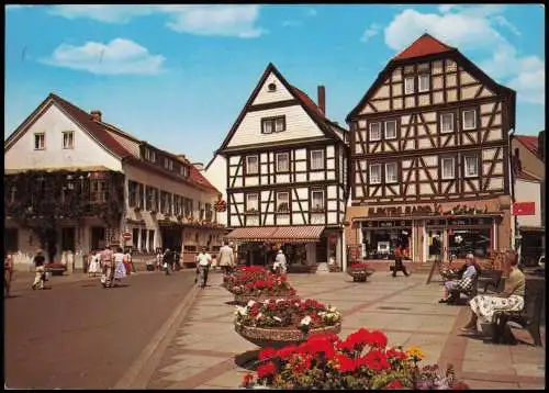 Ansichtskarte Bad Orb Markt Elektro Geschäft 1993