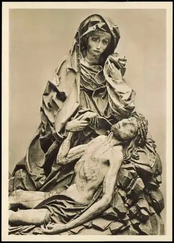 Ansichtskarte Zwickau VESPERBILD Marienkirche - Fotokarte 1960