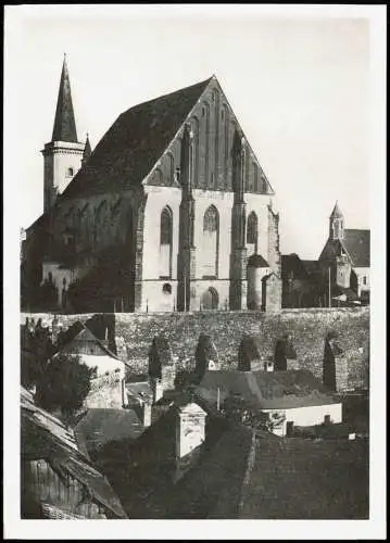 Postcard Znaim Znojmo Stadtkirche 1970