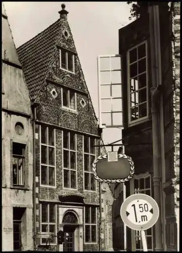 Ansichtskarte Bremen Concordenhaus im Schnoor - Fotokarte 1963