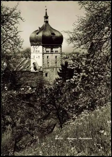 Ansichtskarte Bregenz Partie am Martinstor Fotokarte 1962